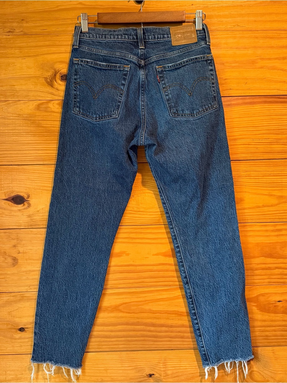 Levi’s Wedgie Icon Fit Ankle Denim Jeans 26 High Rise Stretch Button Fly 26.5” - Picture 2 of 11